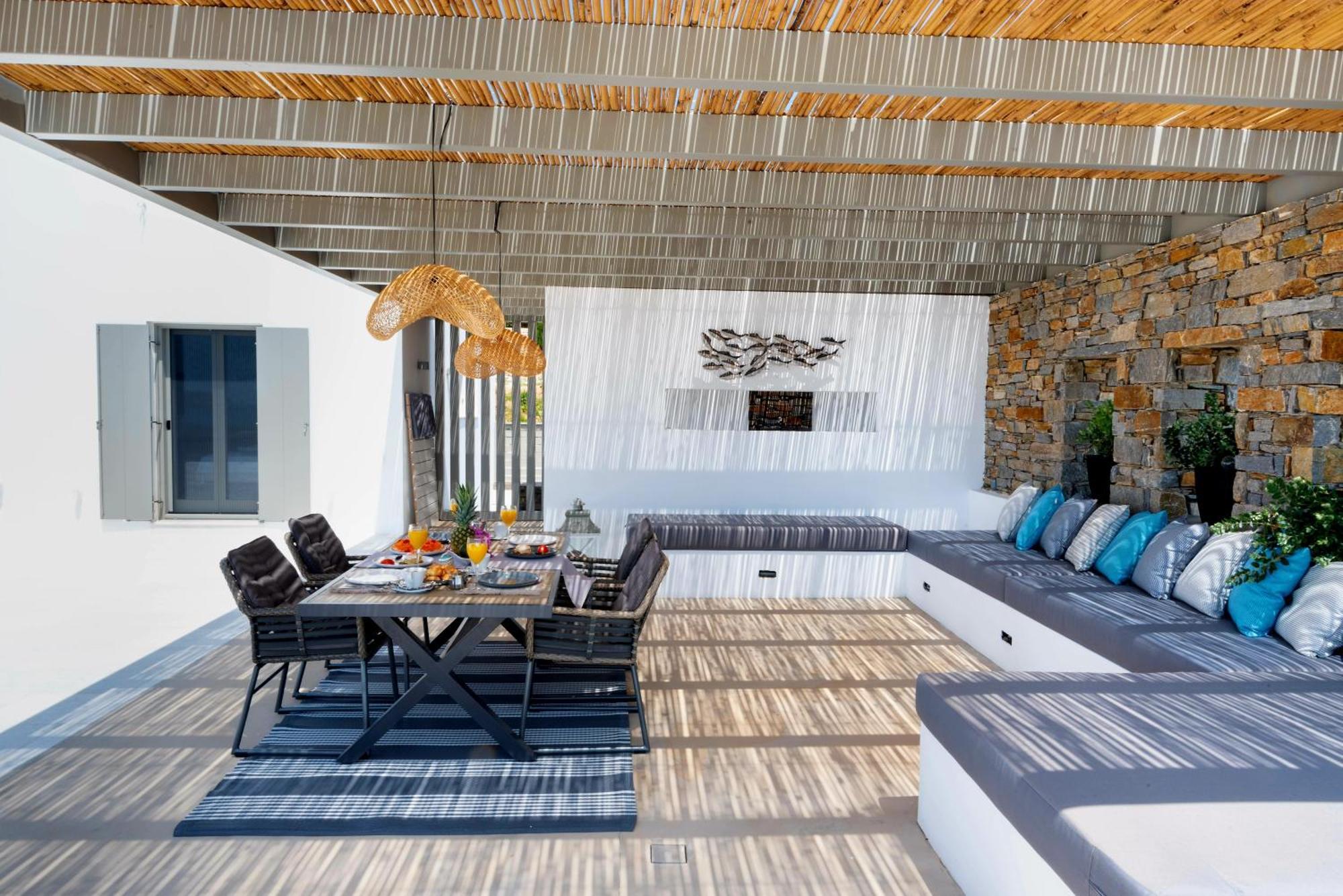 Golden Bay Luxury Villas And Suites Chrisi Akti  Dış mekan fotoğraf