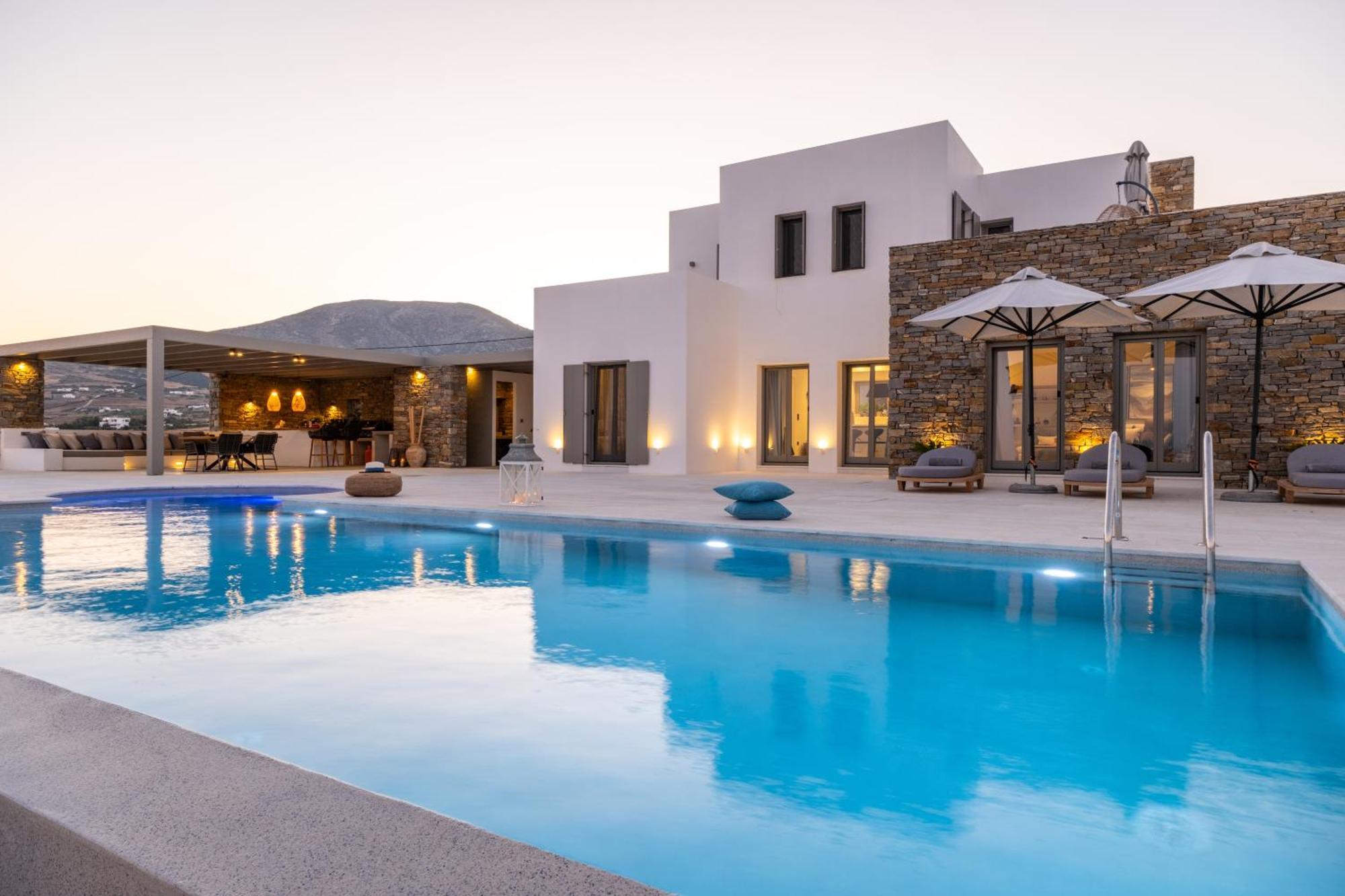 Golden Bay Luxury Villas And Suites Chrisi Akti  Dış mekan fotoğraf