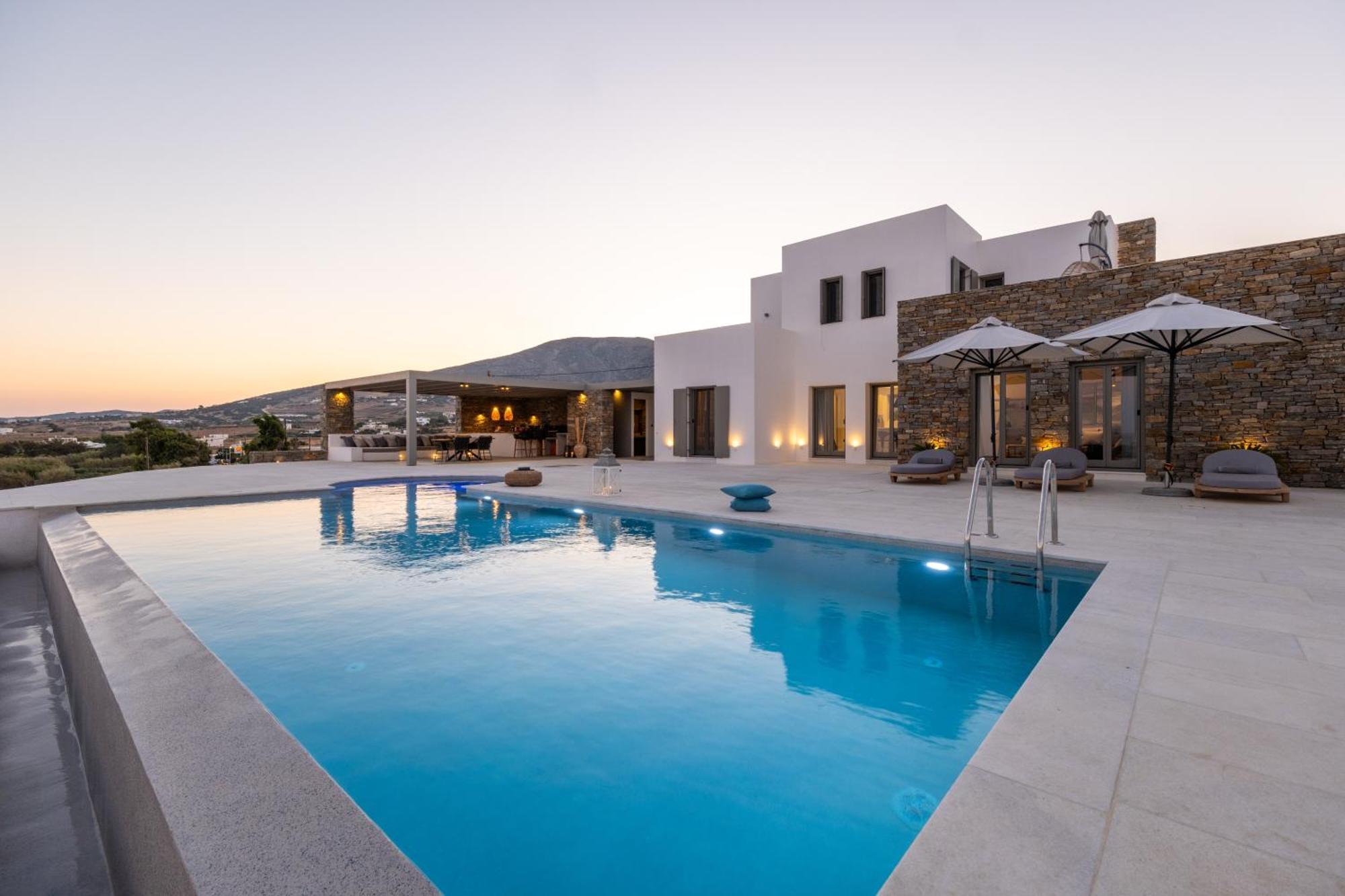 Golden Bay Luxury Villas And Suites Chrisi Akti  Dış mekan fotoğraf